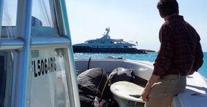 Kiteboard trip on yacht to the Bahamas